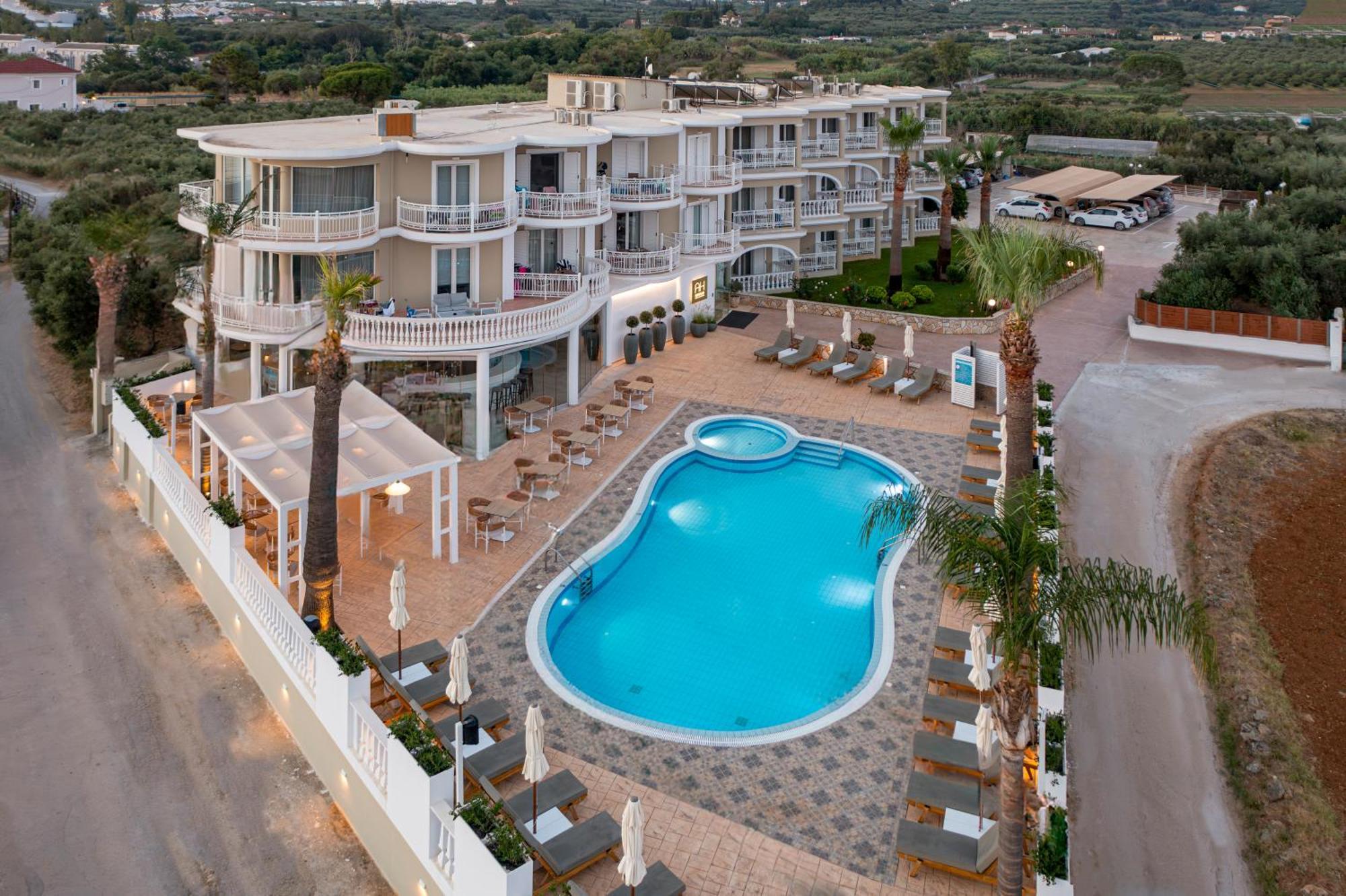 Arkadia Hotel Kypseli Bagian luar foto