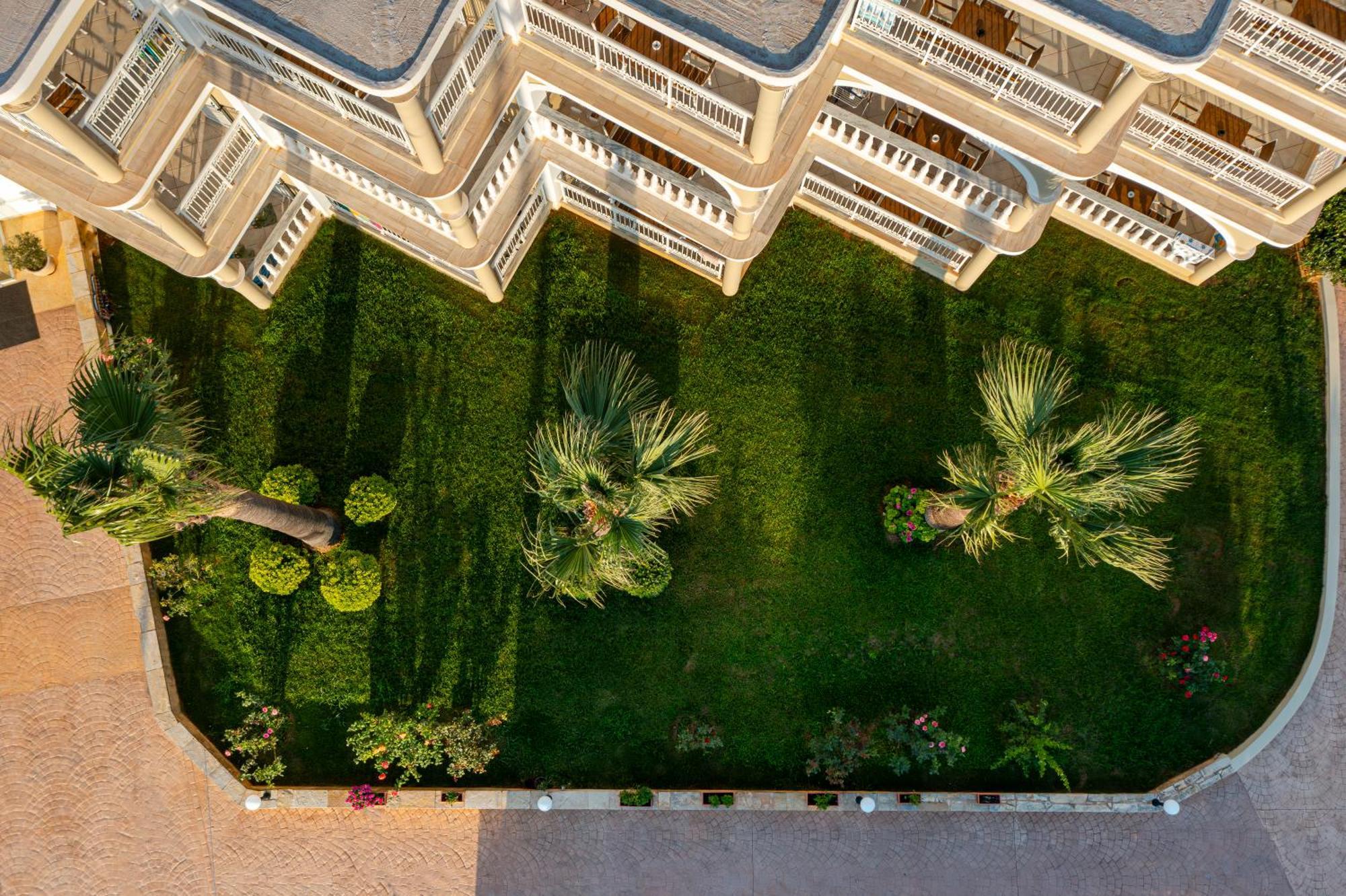 Arkadia Hotel Kypseli Bagian luar foto