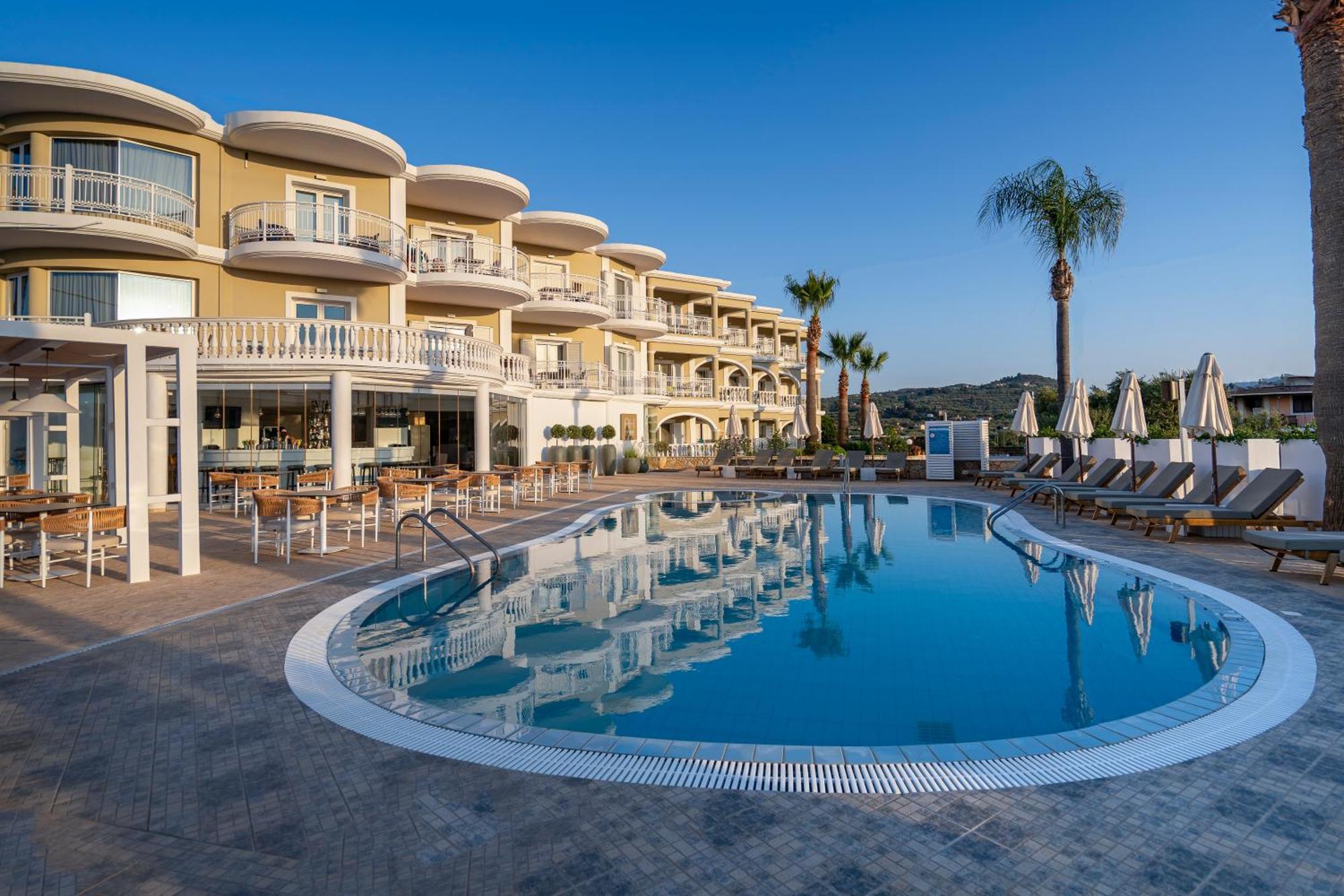 Arkadia Hotel Kypseli Bagian luar foto