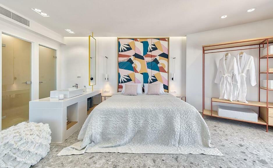 Arkadia Hotel Kypseli Bagian luar foto